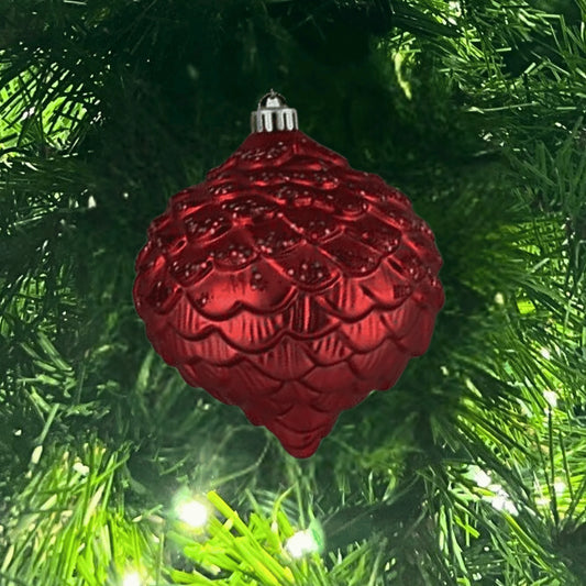 Burgundy-Ornament-Glitter-Acorn-2