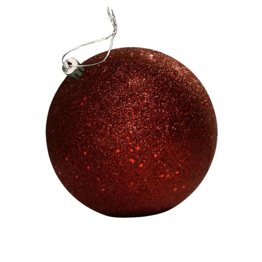 Burgundy-Ornament-Glitter-Ball-100MM-1