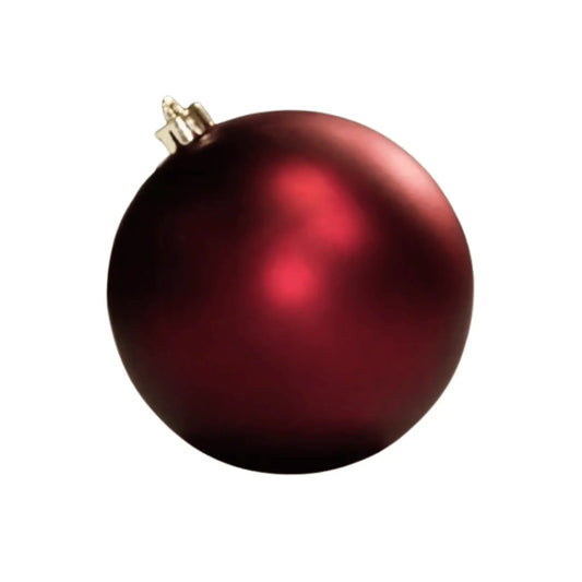 Burgundy-Ornament-Matte-Ball-1