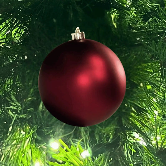 Burgundy-Ornament-Matte-Ball-2