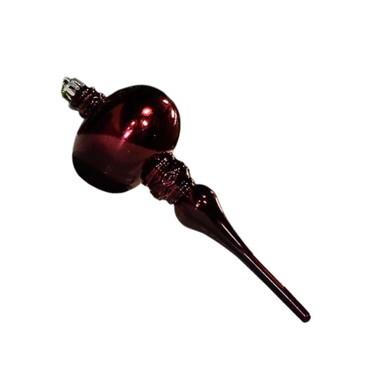 Burgundy-Ornament-Shiny-Classic-Finial-1