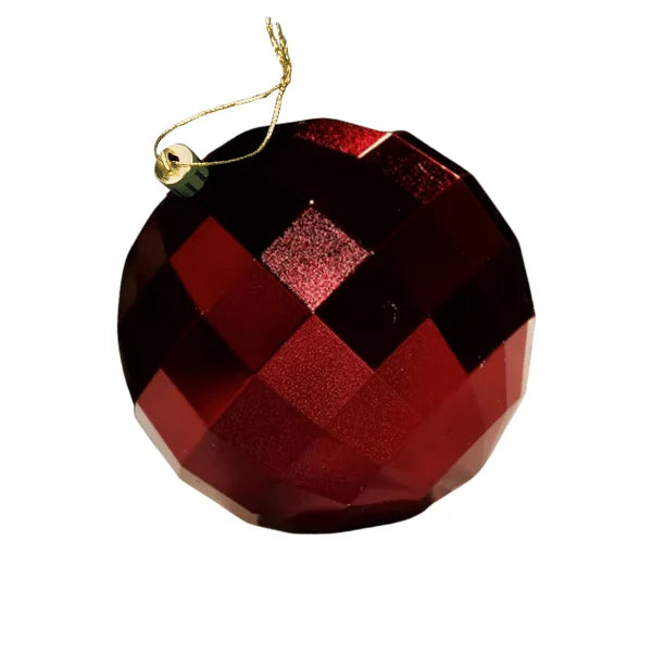 Burgundy-Ornament-Shiny-Diamond-150MM-1