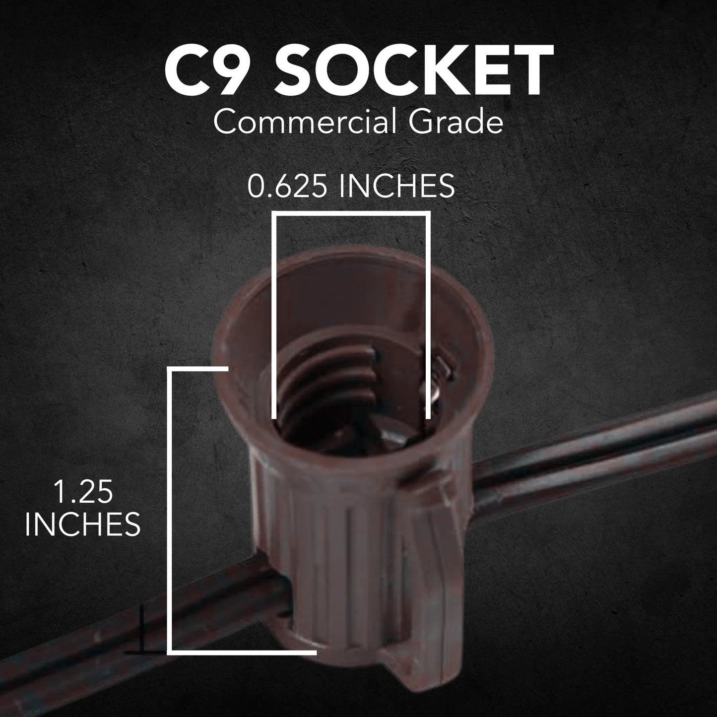 C9-Socket-Spool-Roll-Brown-500FT-12-Spacing-SPT-1-5
