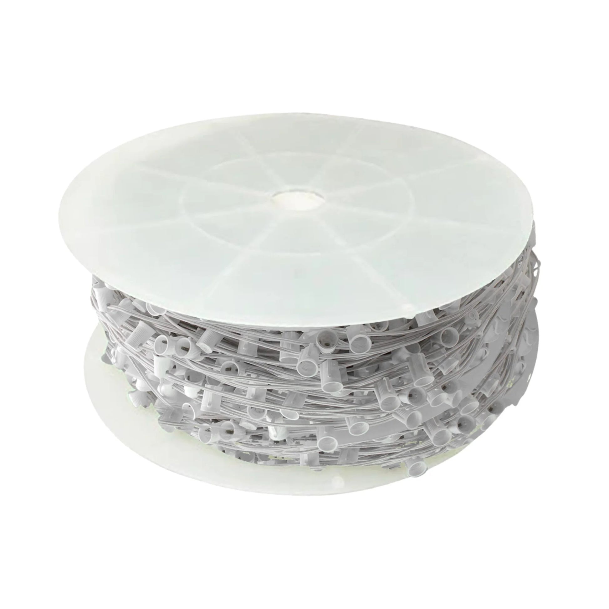 C9-Socket-Spool-Roll-White-500FT-12-Spacing-SPT-2W-1
