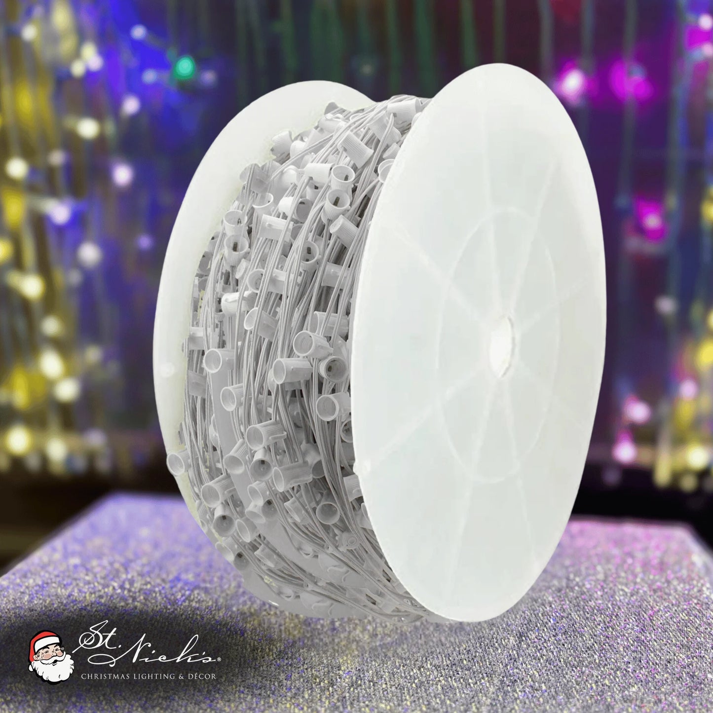 C9-Socket-Spool-Roll-White-500FT-12-Spacing-SPT-2W-2