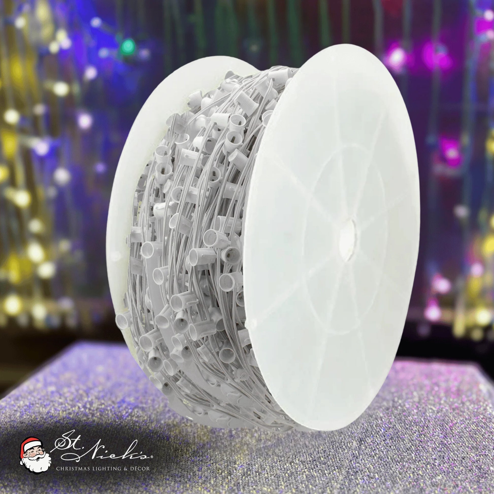 C9-Socket-Spool-Roll-White-500FT-12-Spacing-SPT-2W-2