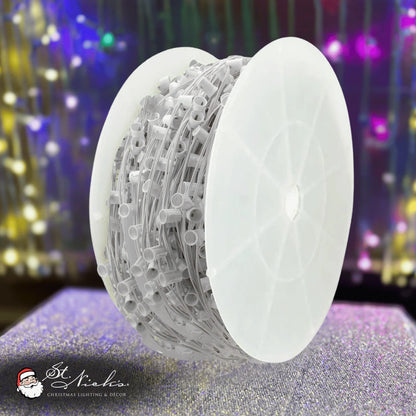 C9-Socket-Spool-Roll-White-500FT-12-Spacing-SPT-2W-2