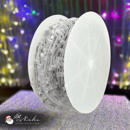 C9-Socket-Spool-Roll-White-500FT-15-Spacing-SPT-2W-2