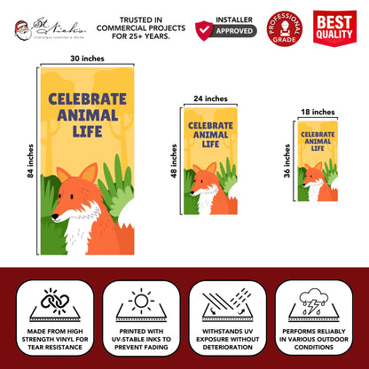 Celebrate-Animal-Life-Pole-Banner-3