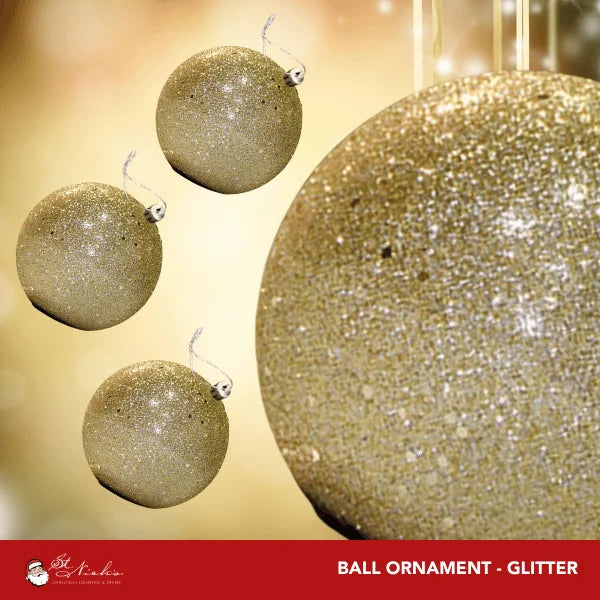 Champagne-Ornament-Glitter-Ball-100MM-3