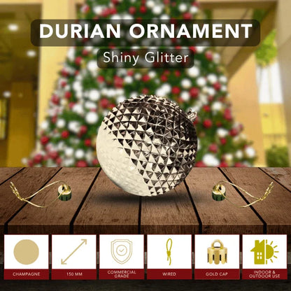 Champagne-Ornament-Shiny-Durian-150MM-6