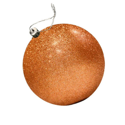 Copper-Ornament-Glitter-Ball-100MM-1