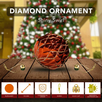 Copper-Ornament-Shiny-Diamond-Swirl-150MM-6