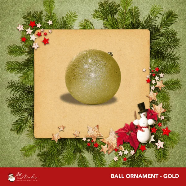 Gold-Shiny-with-Sequin-Ball-150MM-2