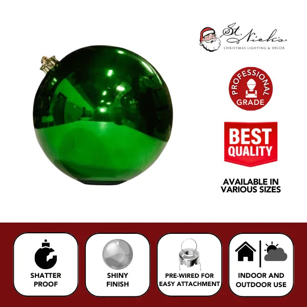 Green-Ornament-Shiny-Ball-3