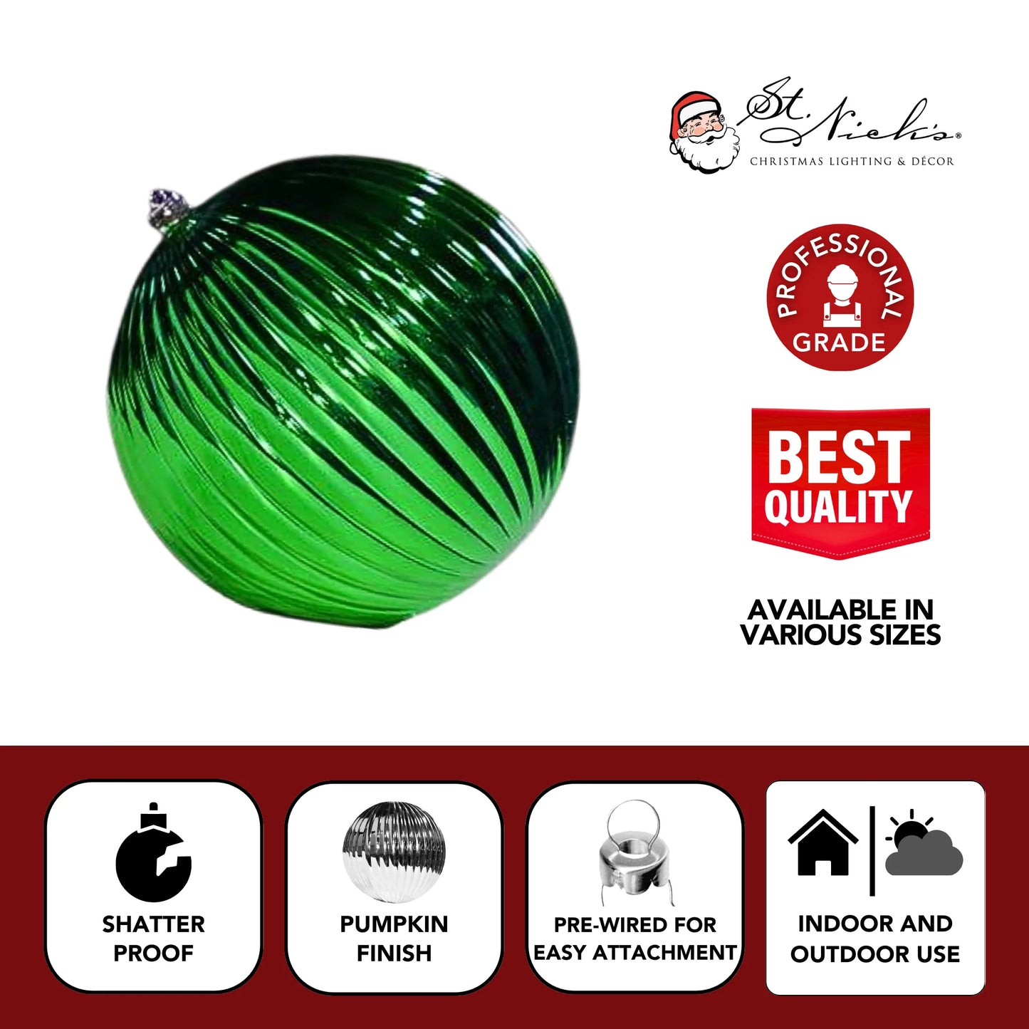 Green-Ornament-Shiny-Pumpkin-3