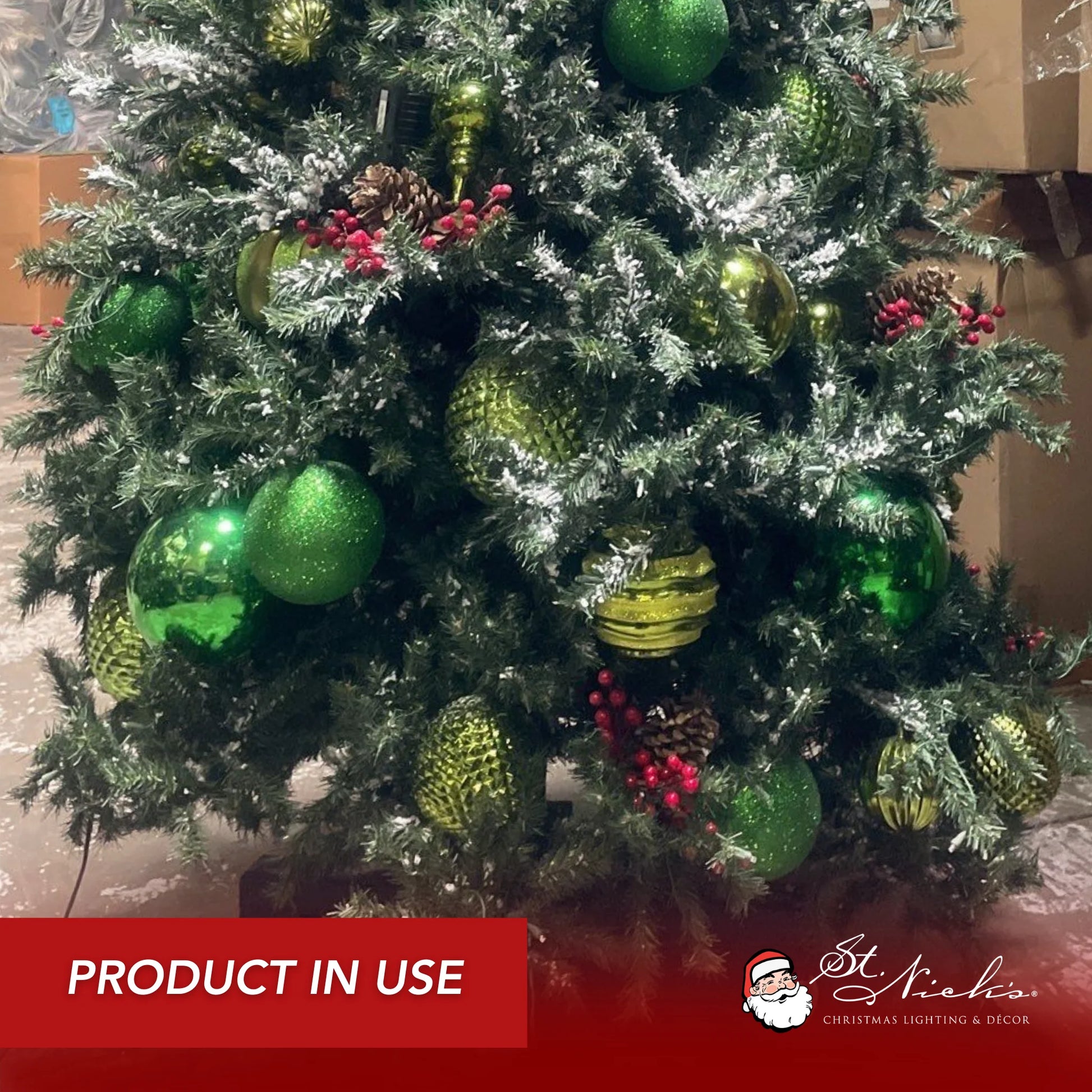Green-Ornament-Shiny-with-Glitter-Durian-8