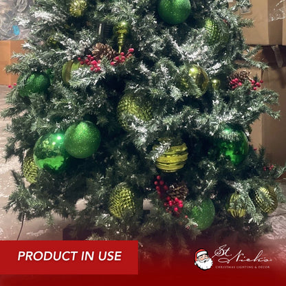 Green-Ornament-Shiny-with-Glitter-Durian-8