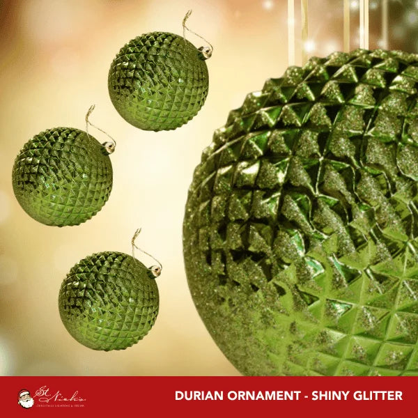 Green-Shiny-with-Glitter-Durian-150MM-3
