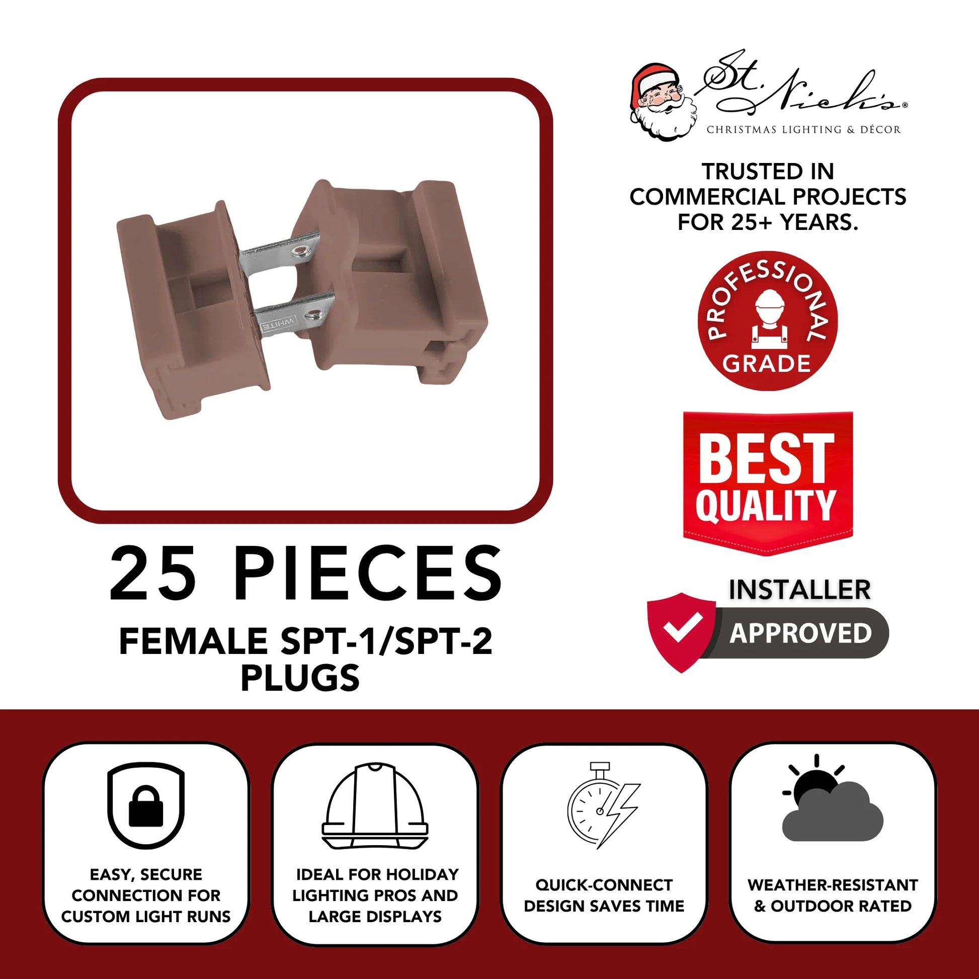 Hardware-Male-Zip-Plug-Brown-Pack-Of-25-PCS-3