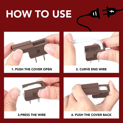 Hardware-Male-Zip-Plug-Brown-Pack-Of-25-PCS-5