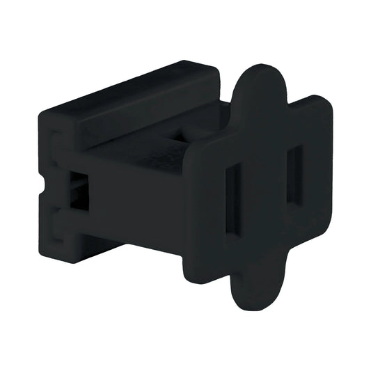 Hardware-SPT-2-Female-Zip-Plug-Black-Pack-of-25pcs-1