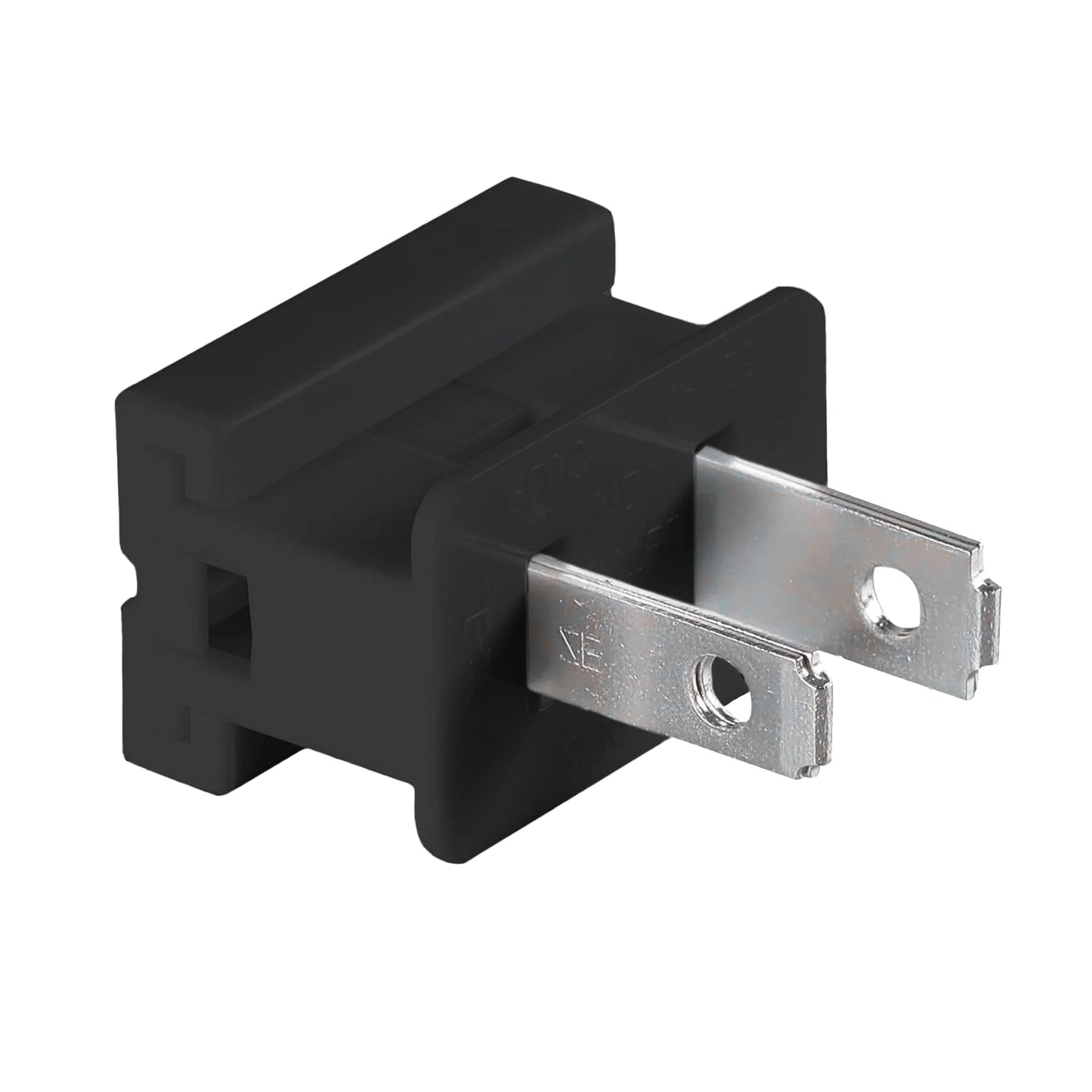 Hardware-SPT-2-Male-Zip-Plug-Black-Pack-of-25pcs-1