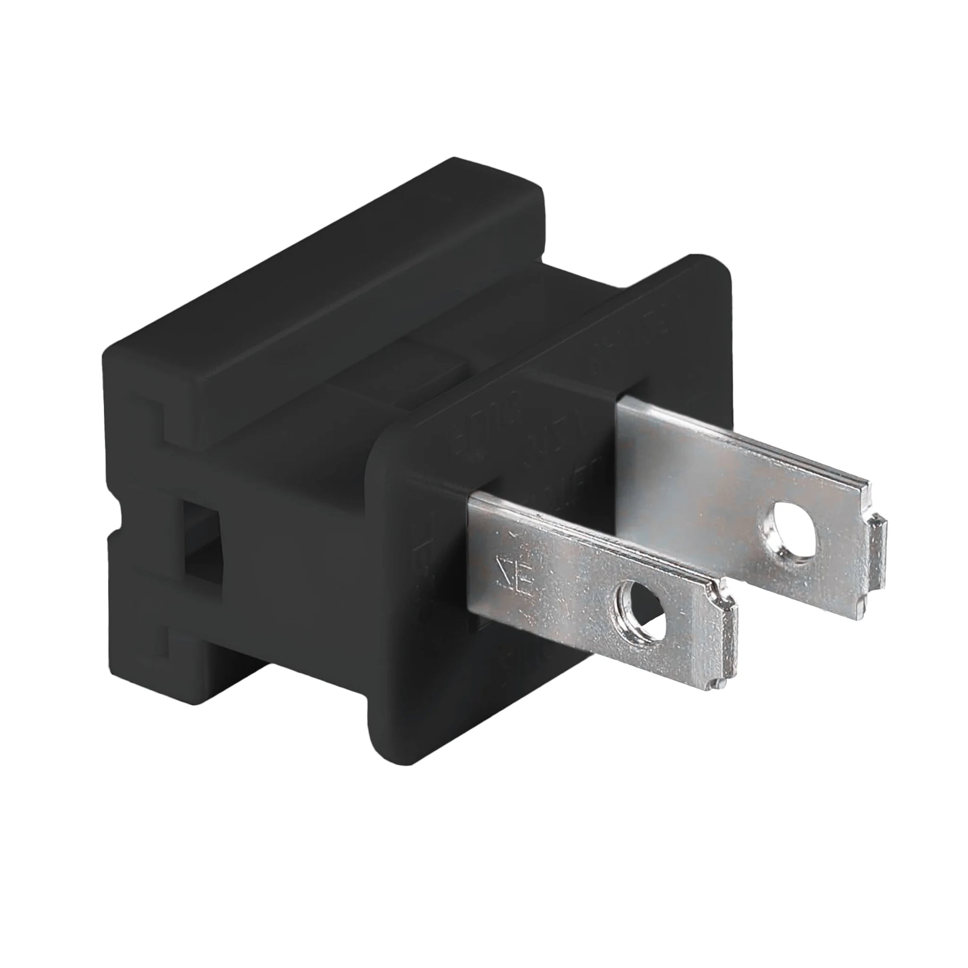 Hardware-SPT-2-Male-Zip-Plug-Black-Pack-of-25pcs-1