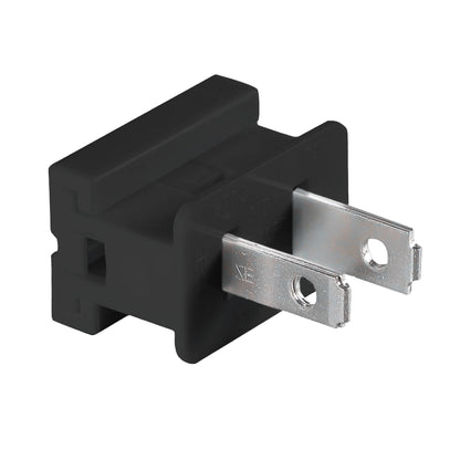 Hardware-SPT-2-Male-Zip-Plug-Black-Pack-of-25pcs-1