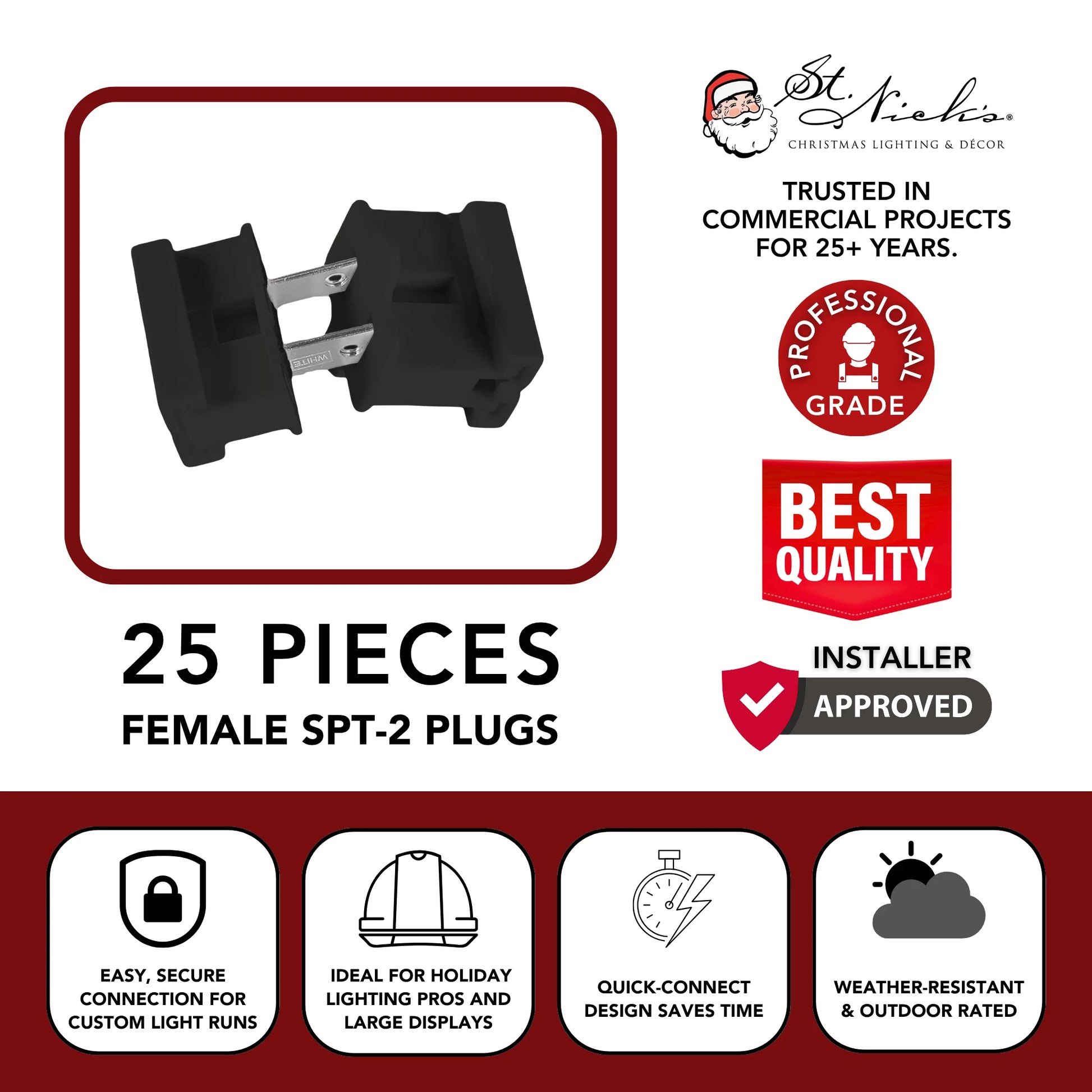 Hardware-SPT-2-Male-Zip-Plug-Black-Pack-of-25pcs-3