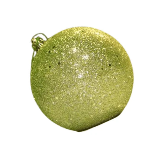 Moss-Green-Glitter-with-Sequin-Ball-150MM-1
