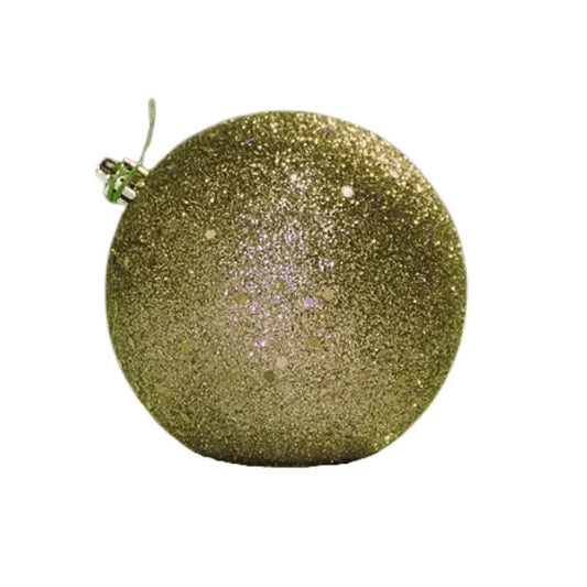 Moss-Green-Shiny-with-Sequin-Ball-1