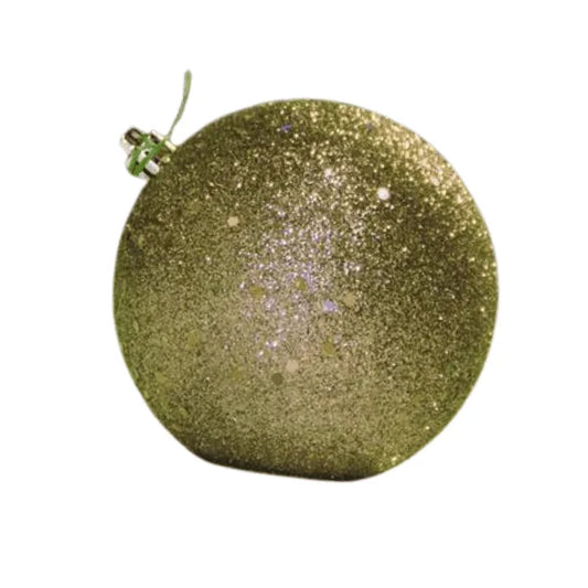 Moss-Green-Shiny-with-Sequin-Ball-150MM-1