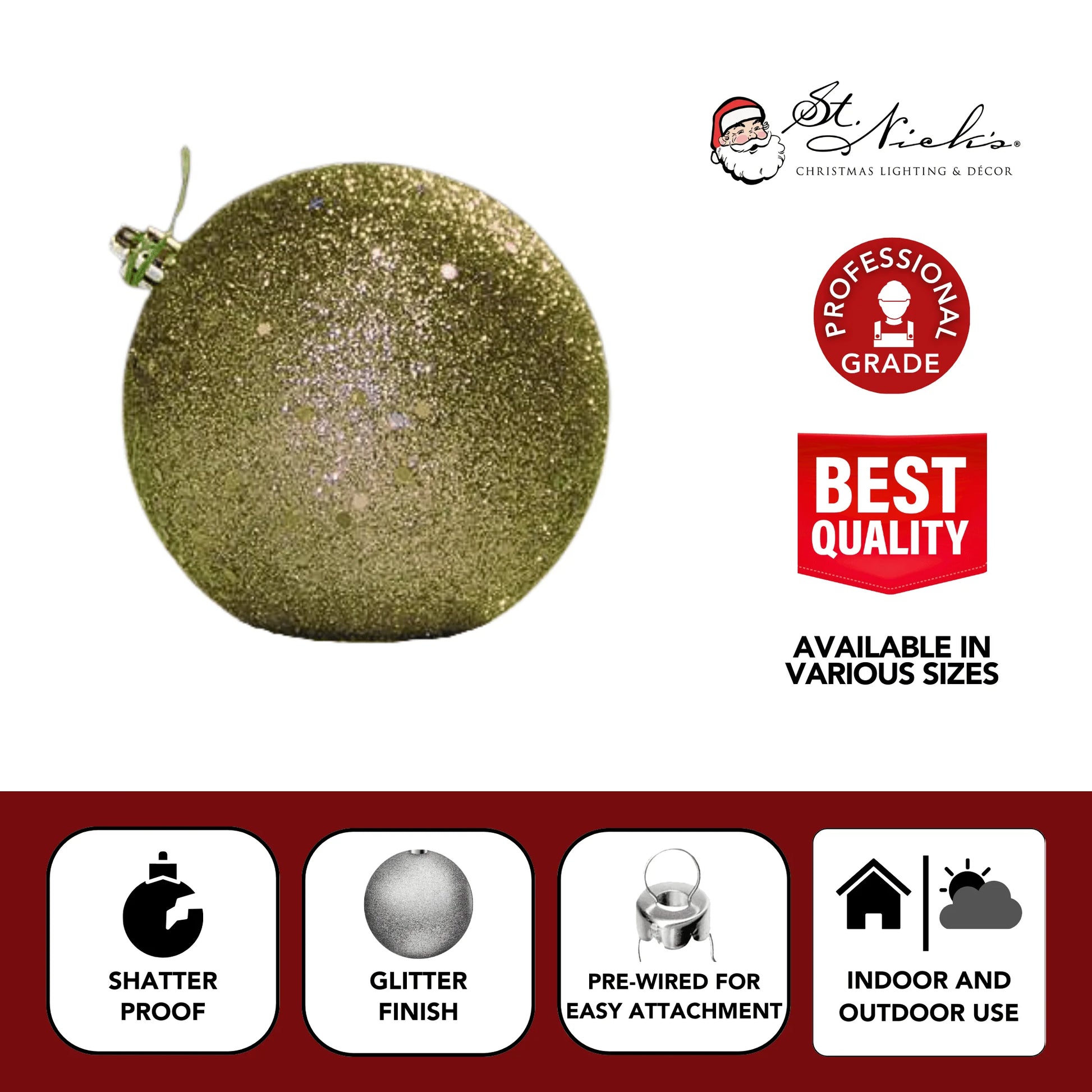 Moss-Green-Shiny-with-Sequin-Ball-3
