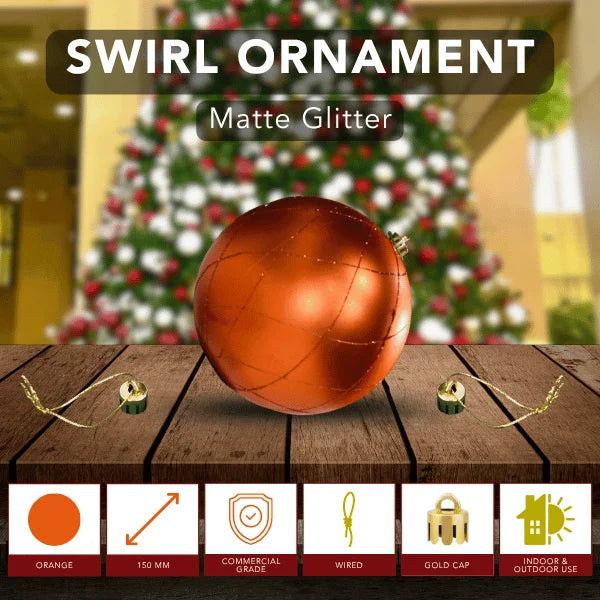 Orange-Matte-with-Gold-Glitter-Swirl-150MM-6