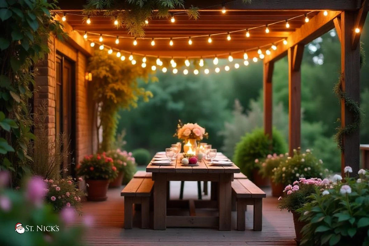 Elegant Outdoor String Lights: Perfect for Spring & Summer