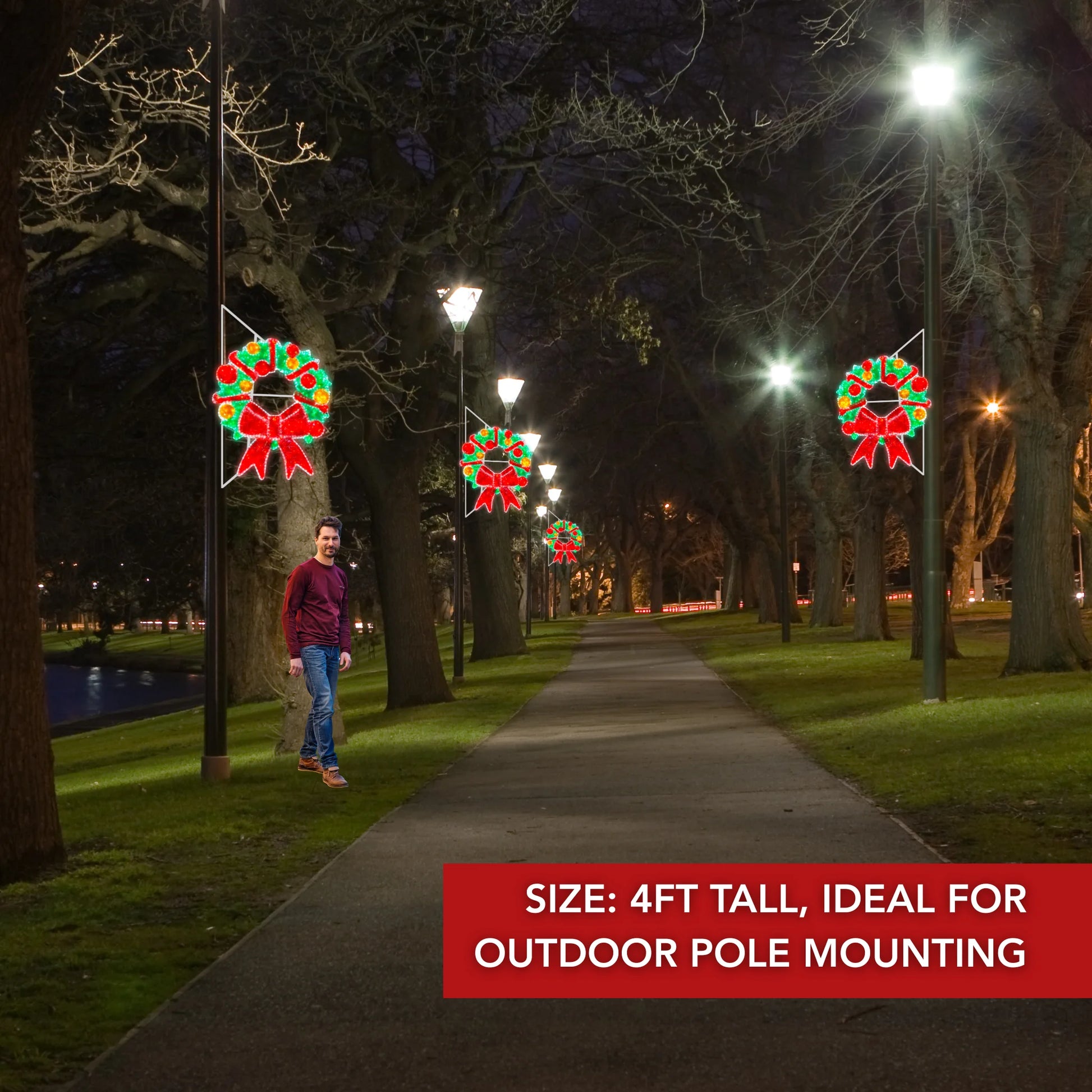 Pole-Mount-Double-Sided-Wreath-4FT-4
