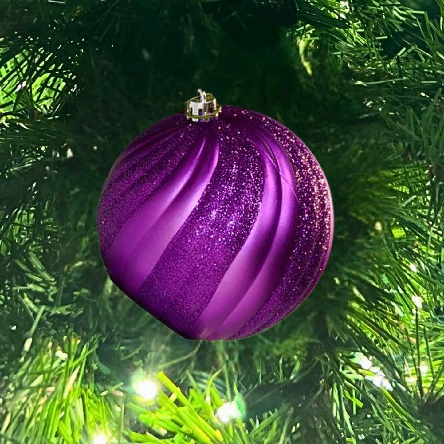 Purple-Ornament-Matte-With-Glitter-Swirl-2