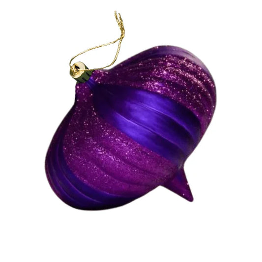 Purple-Ornament-Matte-with-Glitter-Onion-150MM-1
