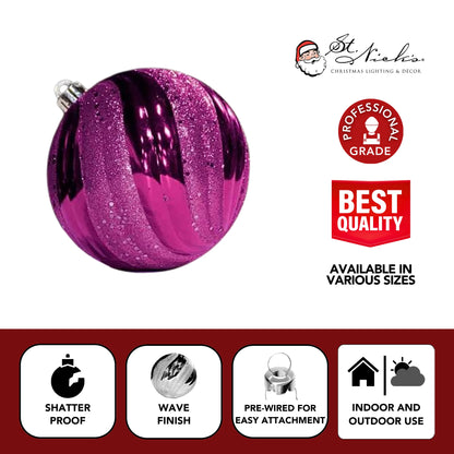 Purple-Ornament-Wave-Shiny-With-Glitter-Sequin-3