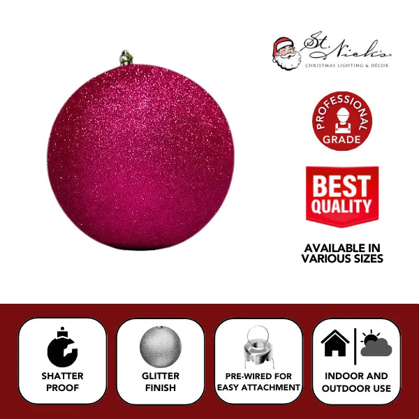 Raspberry-Ornament-Glitter-Ball-3