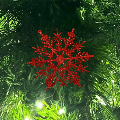 Red-Glittered-Snowflakes-Ornament-2