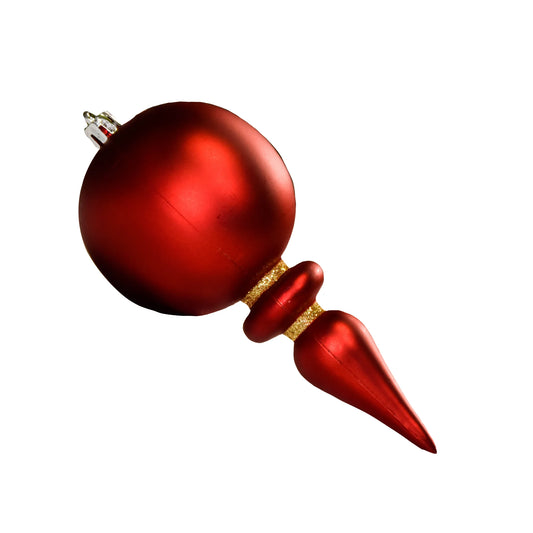 Red-Matte-Classic-Finials-with-Gold-Glitter-1