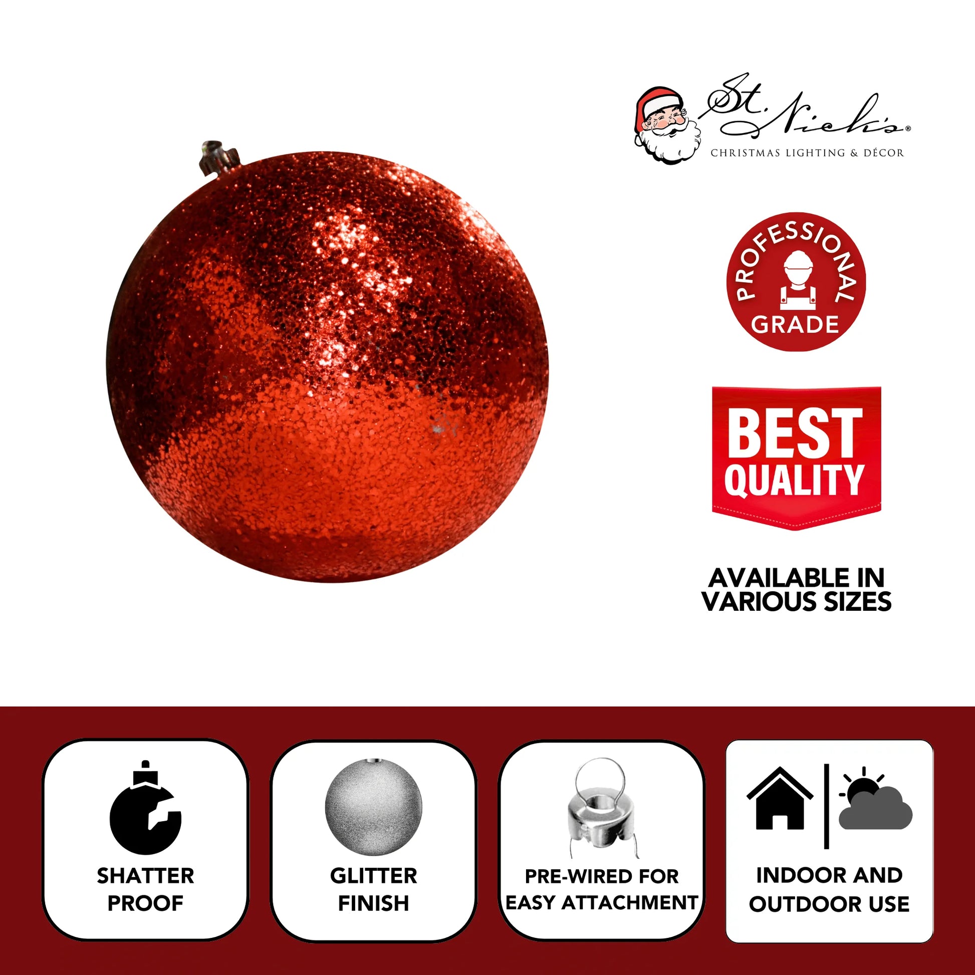 Red-Ornament-Glitter-Shiny-Sequin-Ball-3