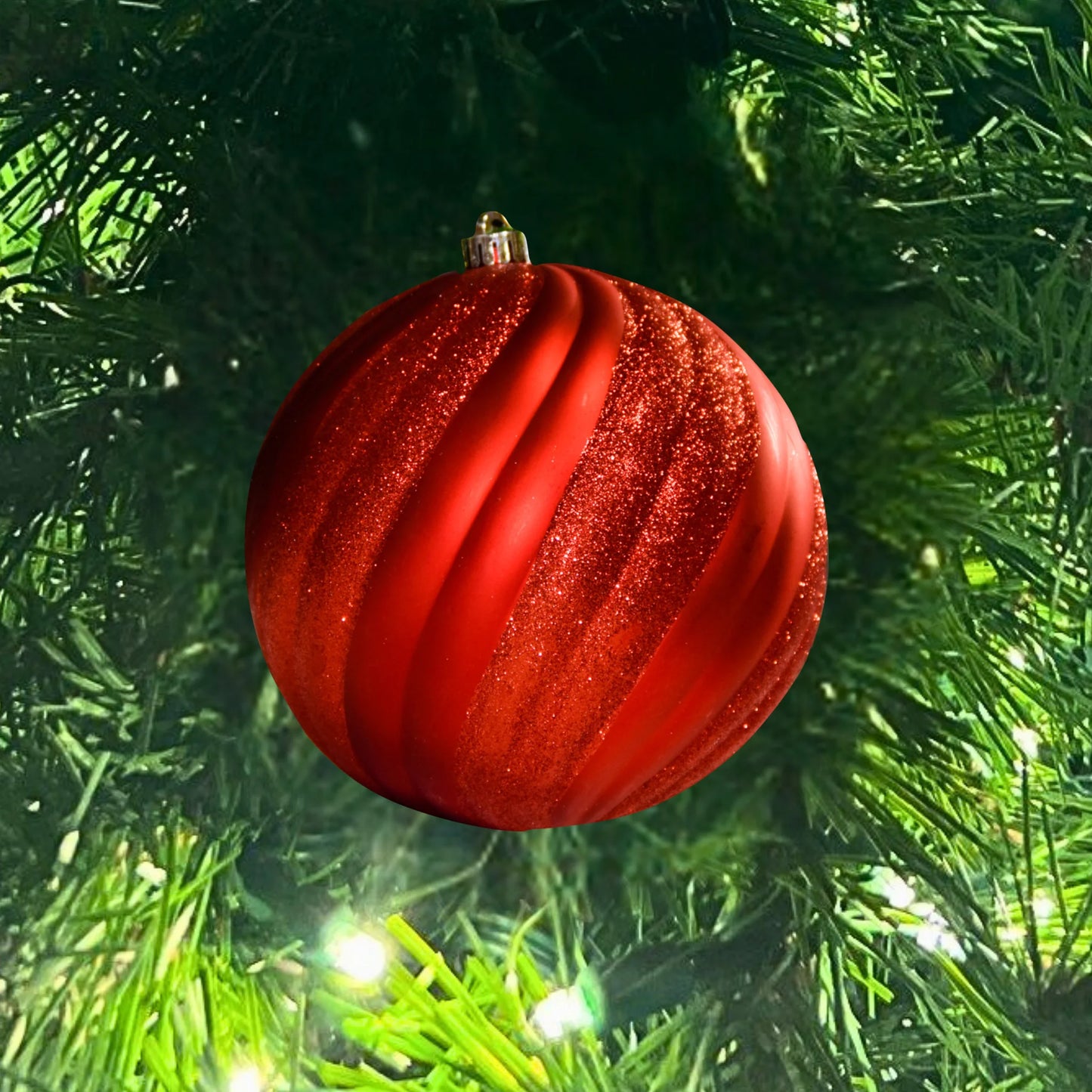 Red-Ornament-Matte-Swirl-With-Glitter-2