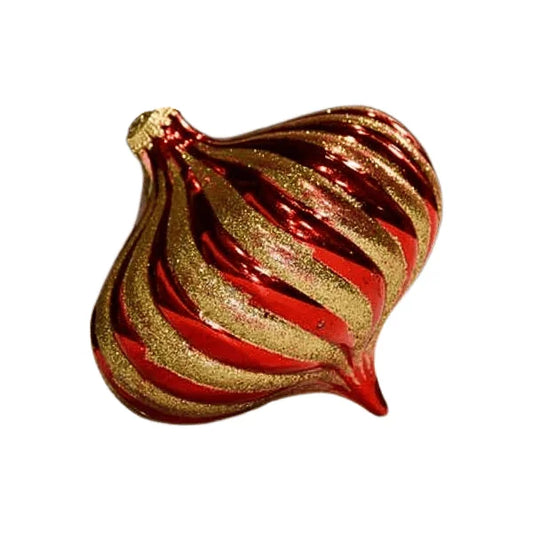 Red-Ornament-Shiny-Onion-with-Gold-Glitter-1