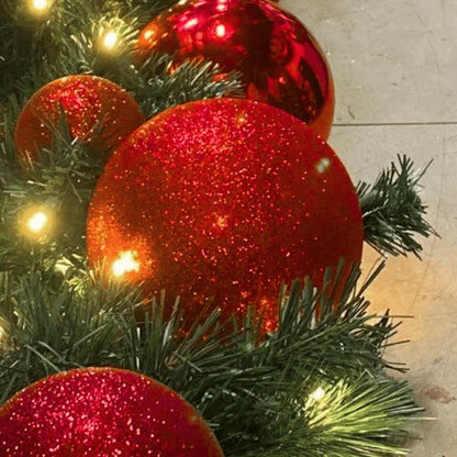 Red-Ornament-Shiny-Quilted-Ball-2