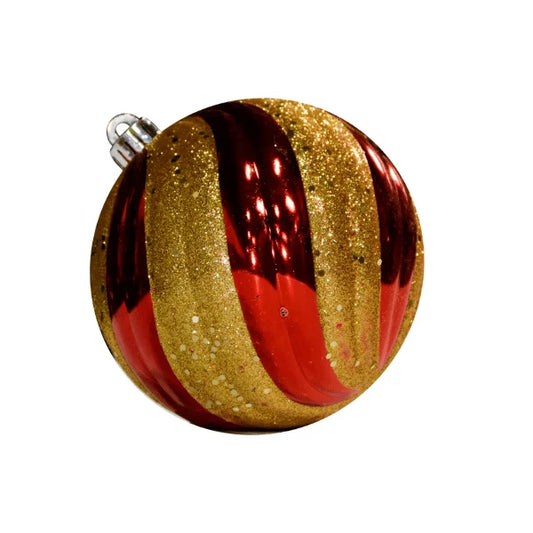 Red-Ornament-Shiny-Swirl-With-Gold-Glitter-Sequin-1