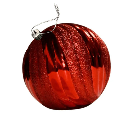 Red-Shiny-Swirl-Ball-with-Glitter-80MM-1