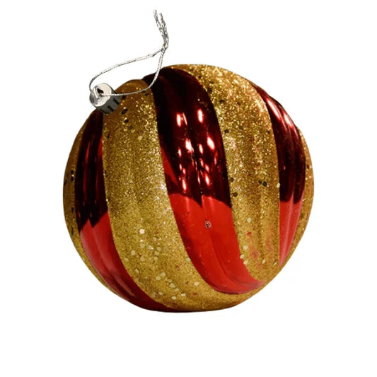 Red-Shiny-Swirl-With-Gold-Glitter-Sequin-Shatterproof-150MM-1